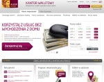 Strona internetowa Alior Bank - Kantor Walutowy